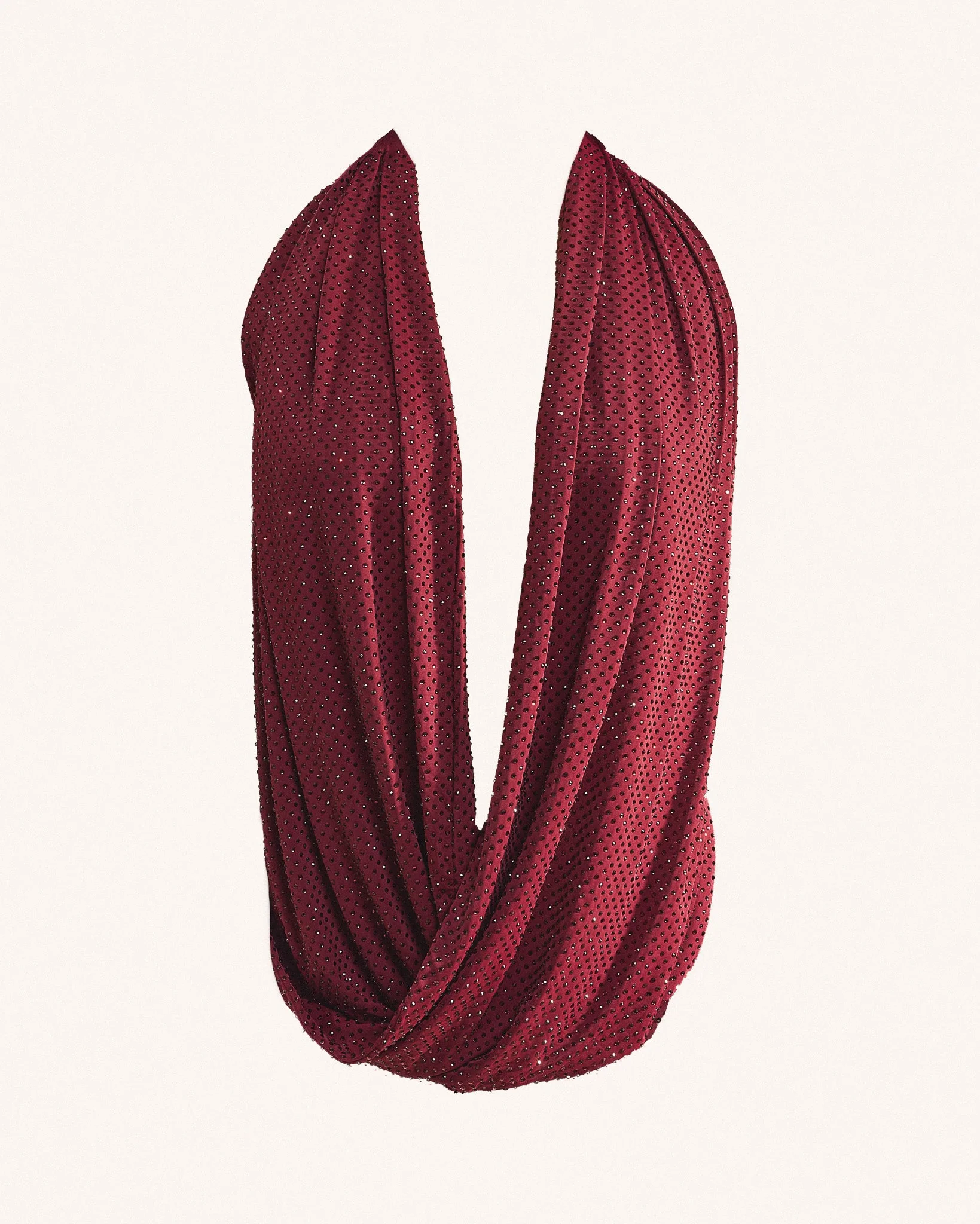 The Leia Top in Wine Hotfix - Image 4