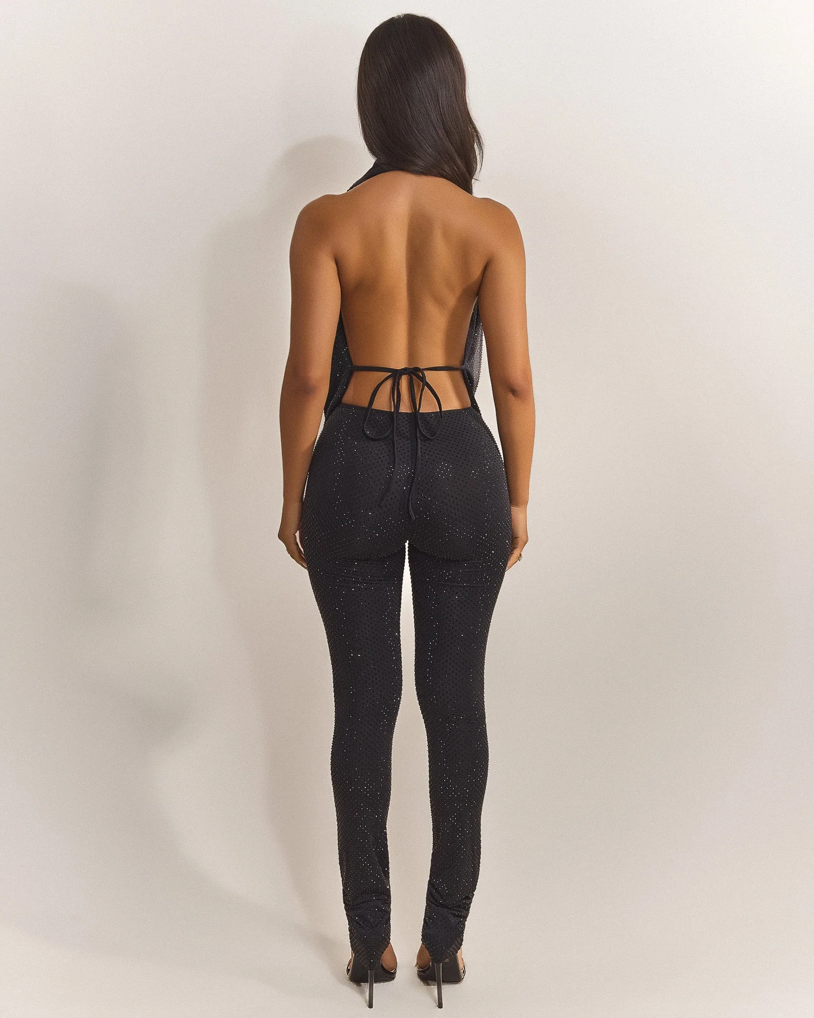 The Leia Leggings in Black Hotfix - Image 3