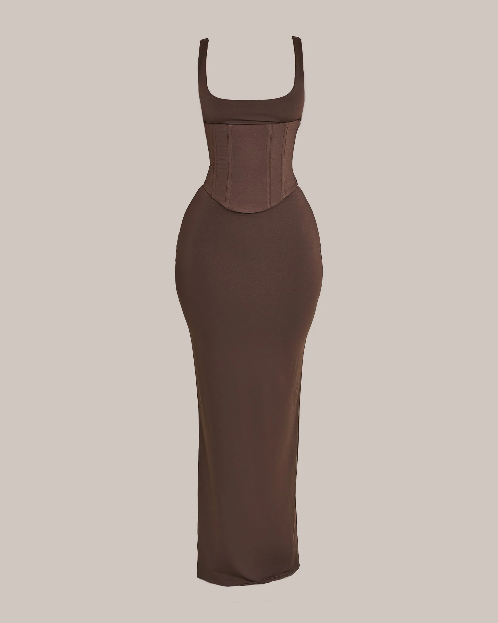 The Sandra Scoop Maxi in Brown - Image 7