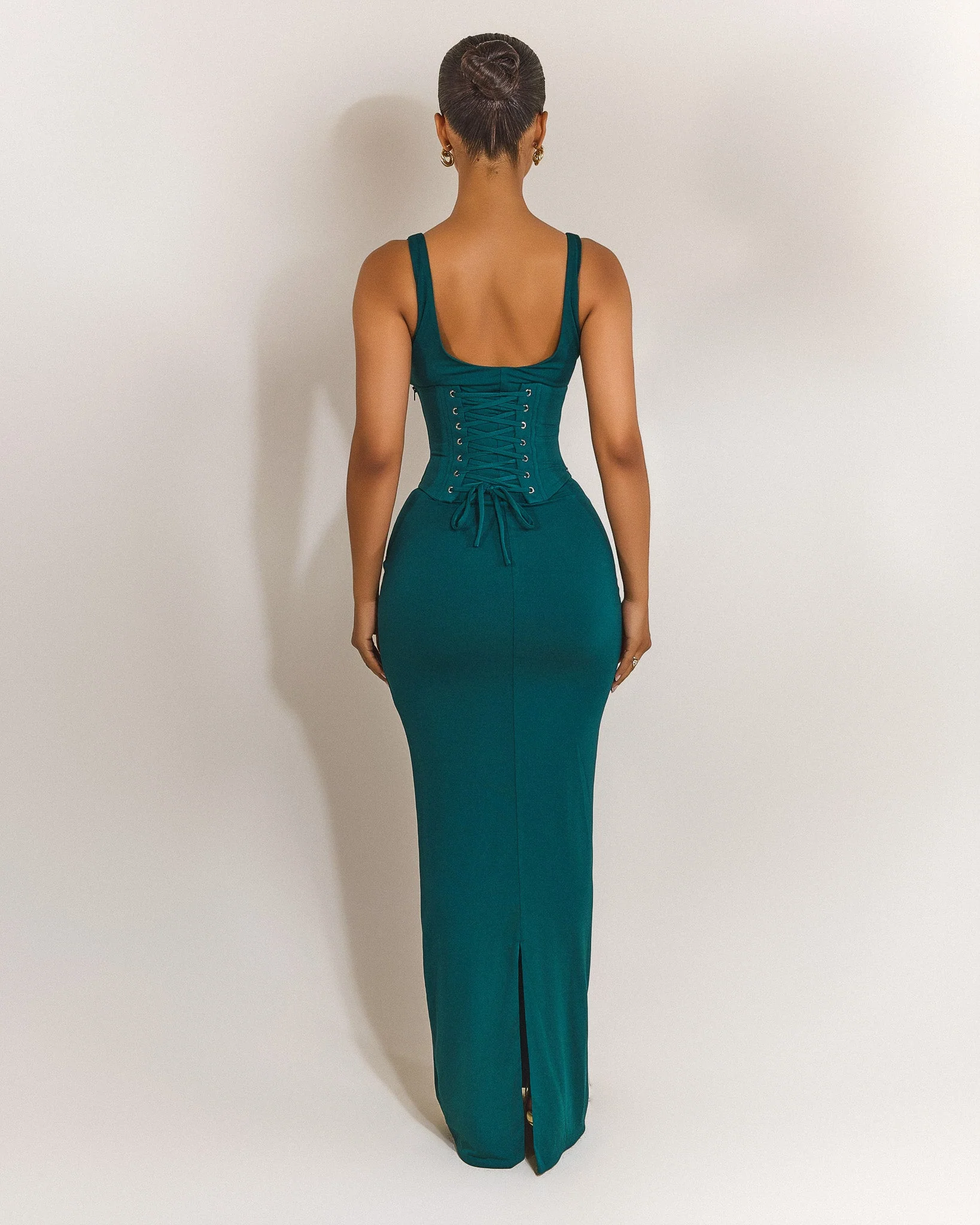 The Sandra Scoop Maxi in Teal - Image 5