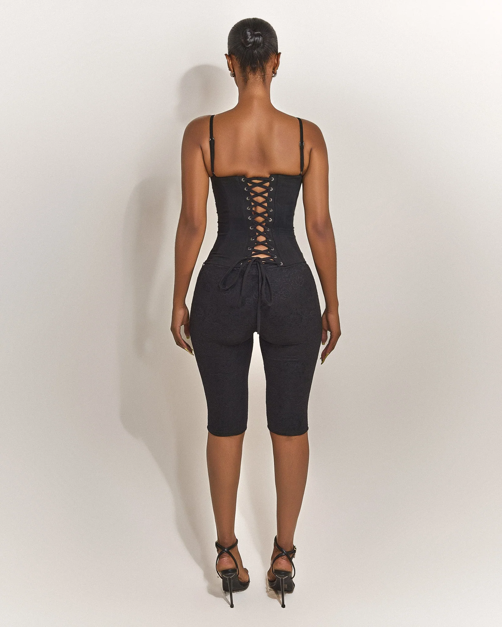 The Brielle Capri Bottoms in Black - Image 3