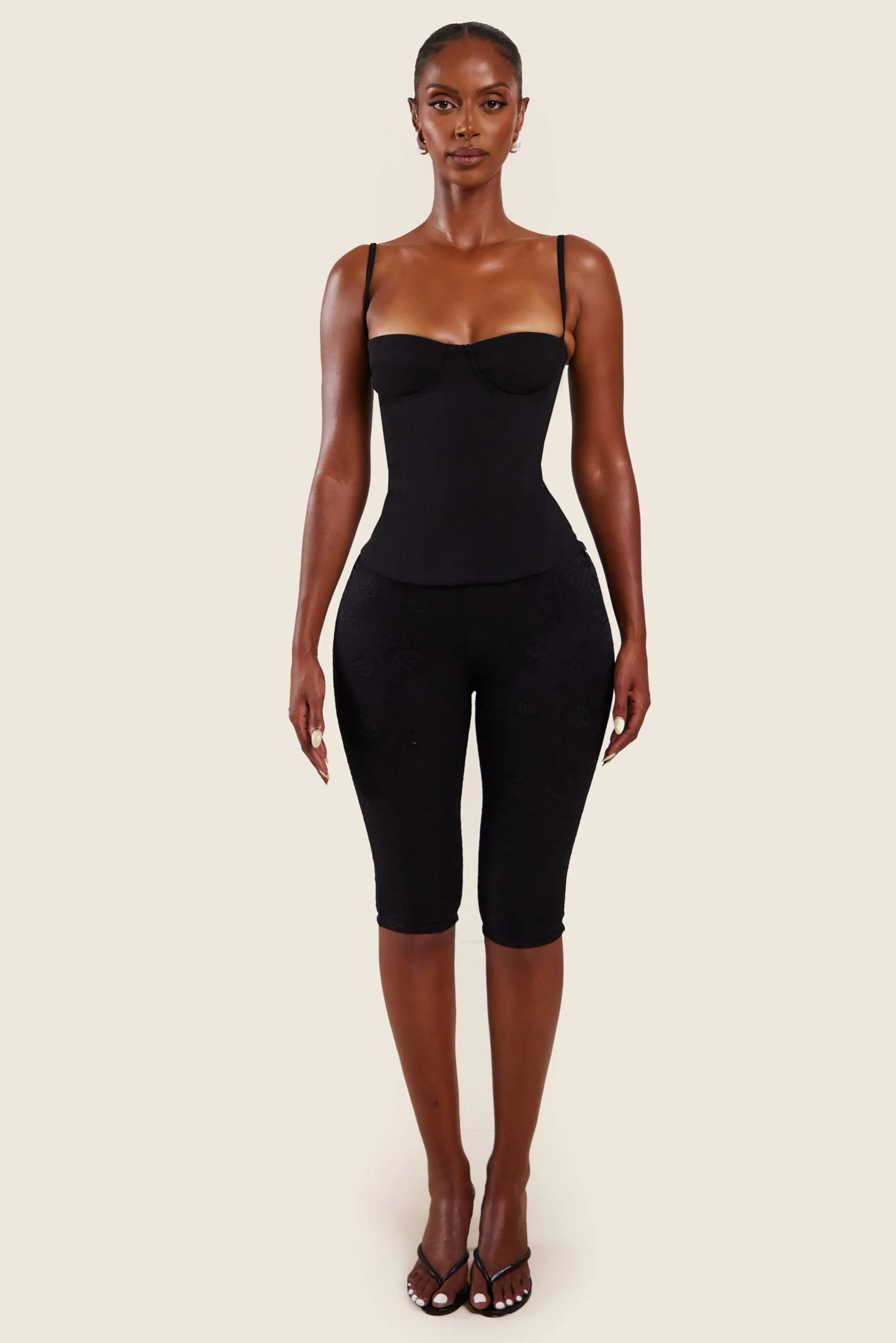 The Brielle Capri Bottoms in Black - Image 5
