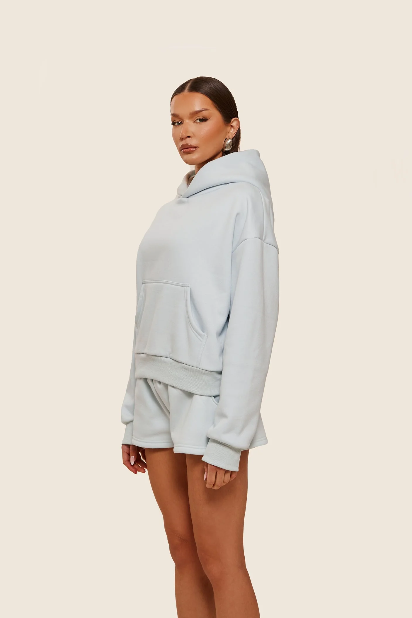 The Classics Hoodie in Baby Blue - Image 10