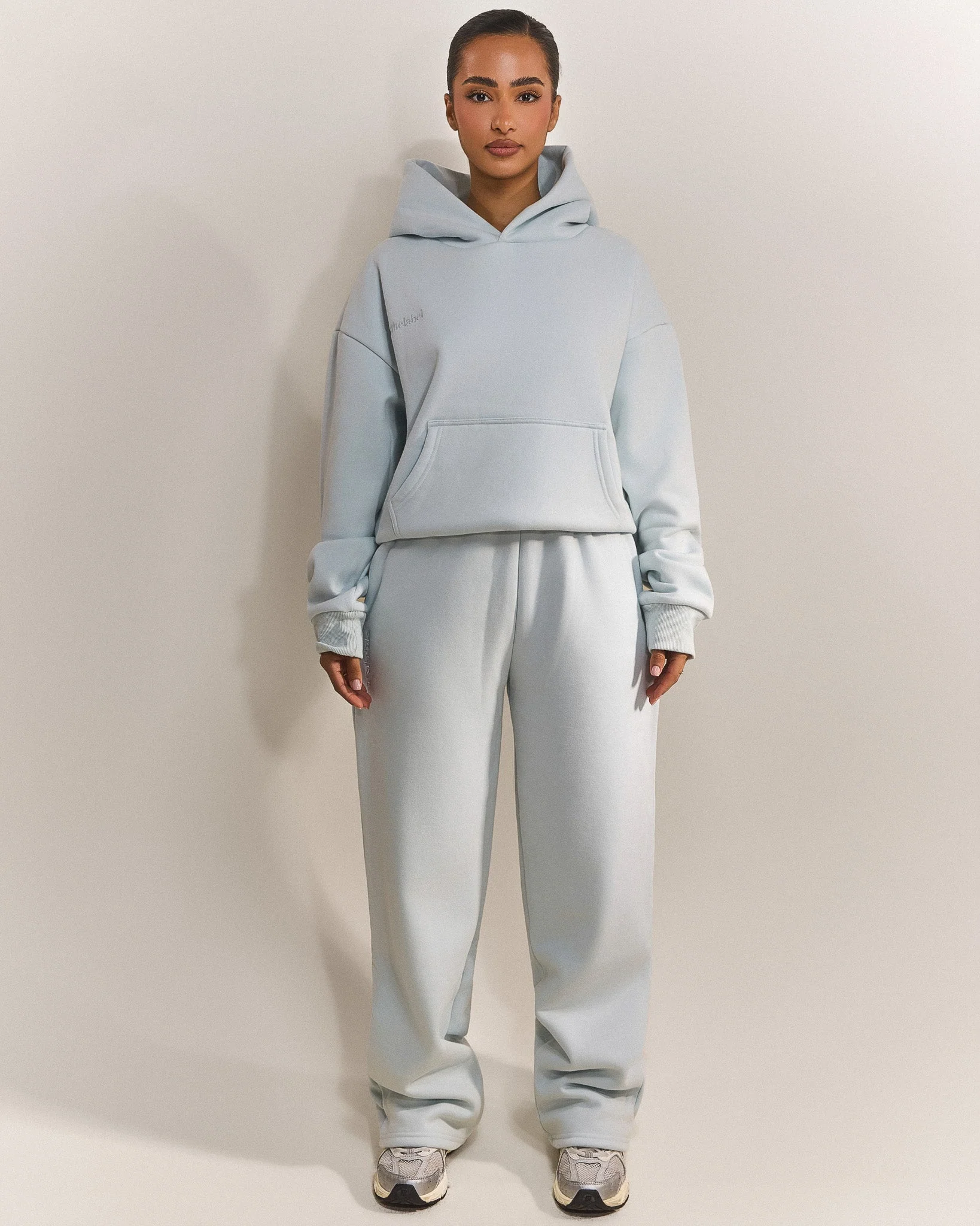 The Classics Hoodie in Baby Blue - Image 3