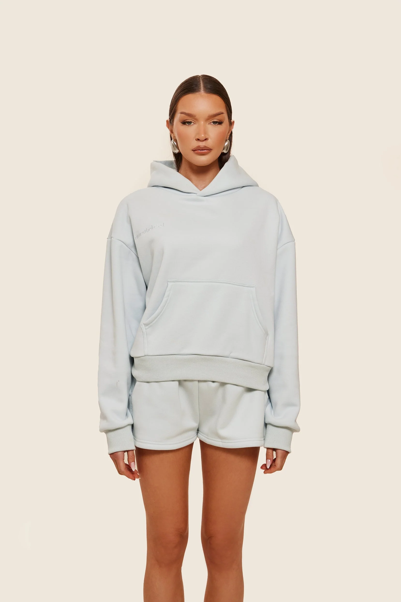 The Classics Hoodie in Baby Blue - Image 7