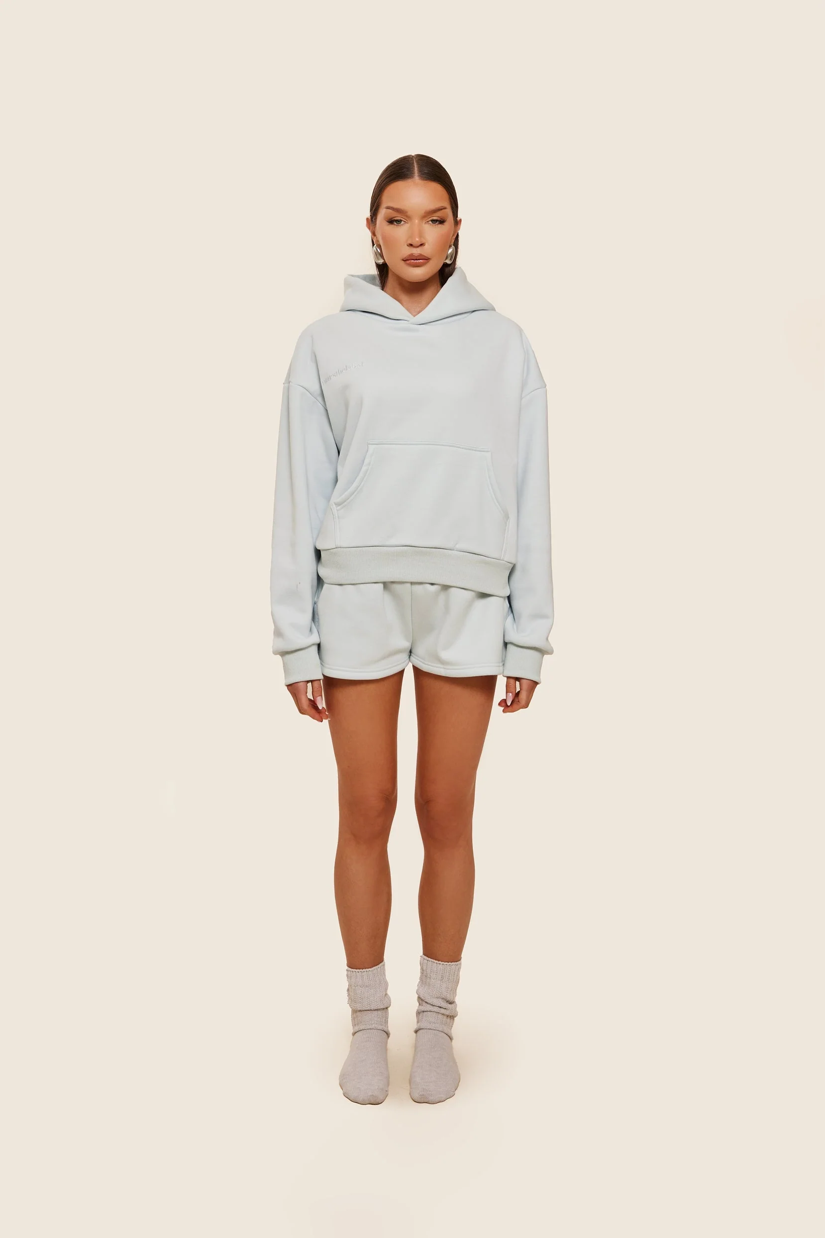The Classics Hoodie in Baby Blue - Image 8