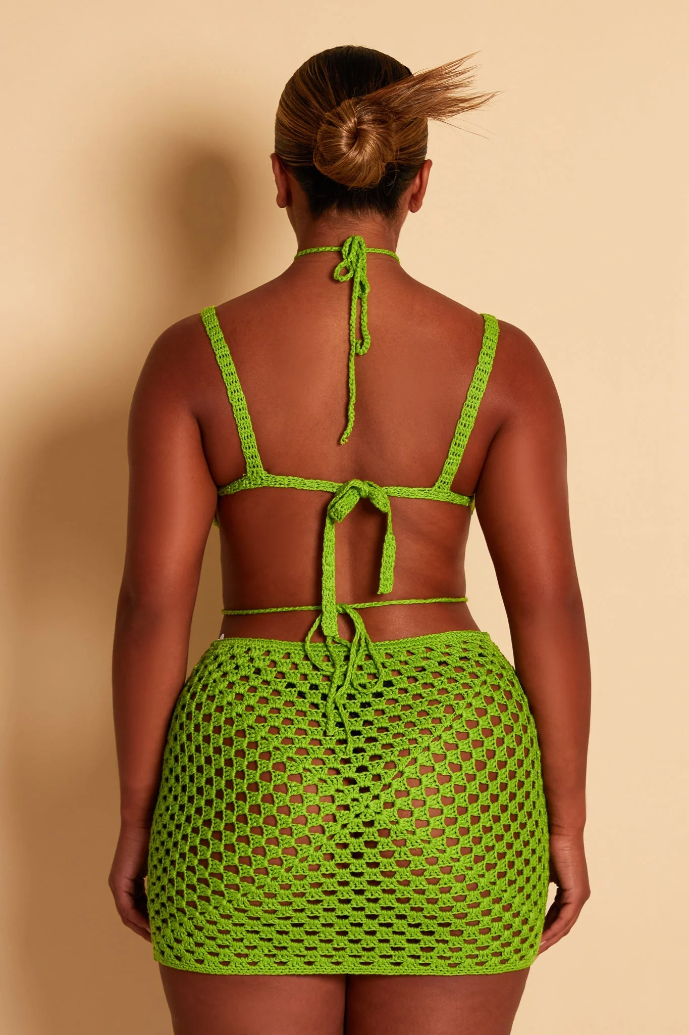 The Crochet Mini in Green - Image 5