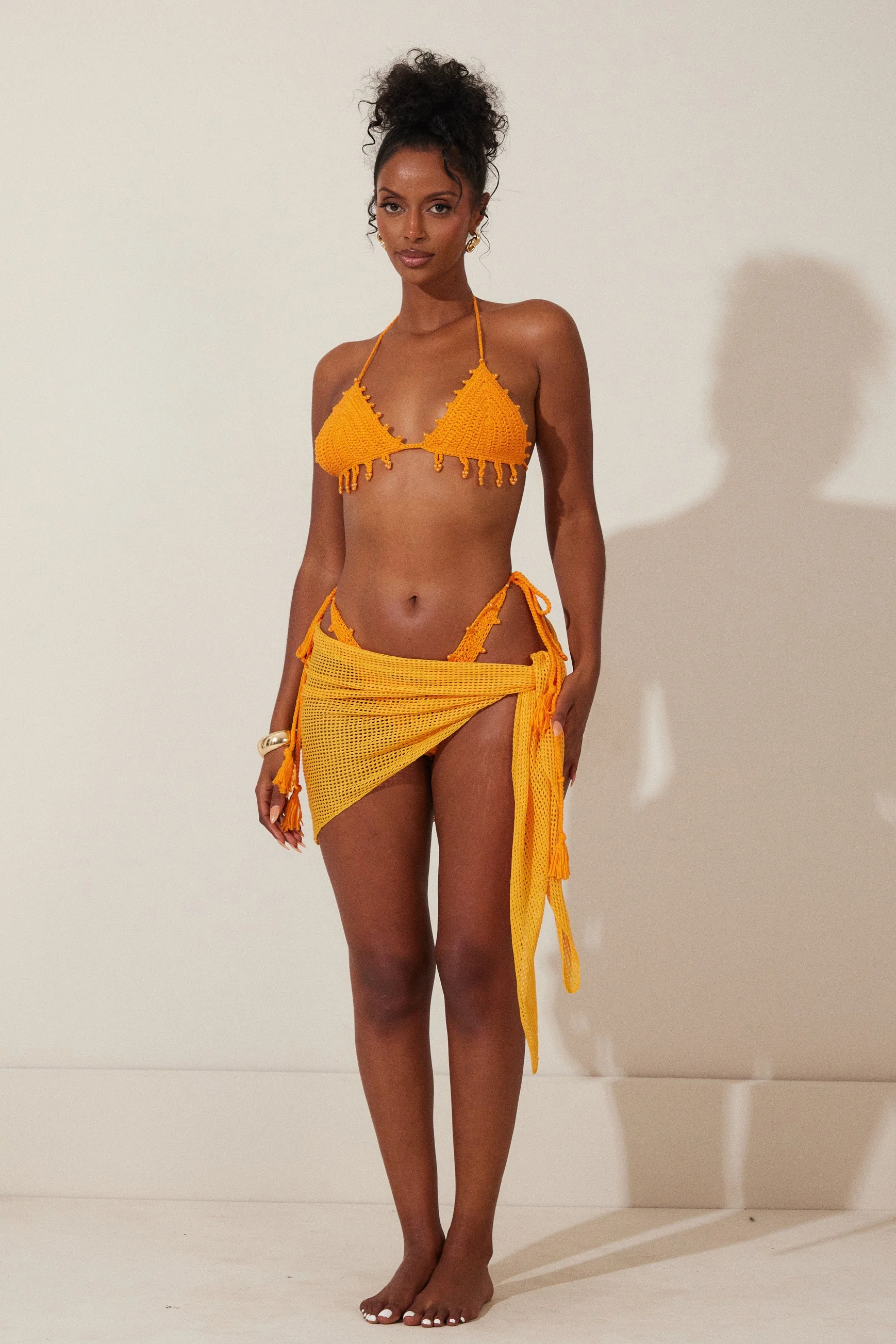 The Crochet Sarong in Orange_ - Image 9