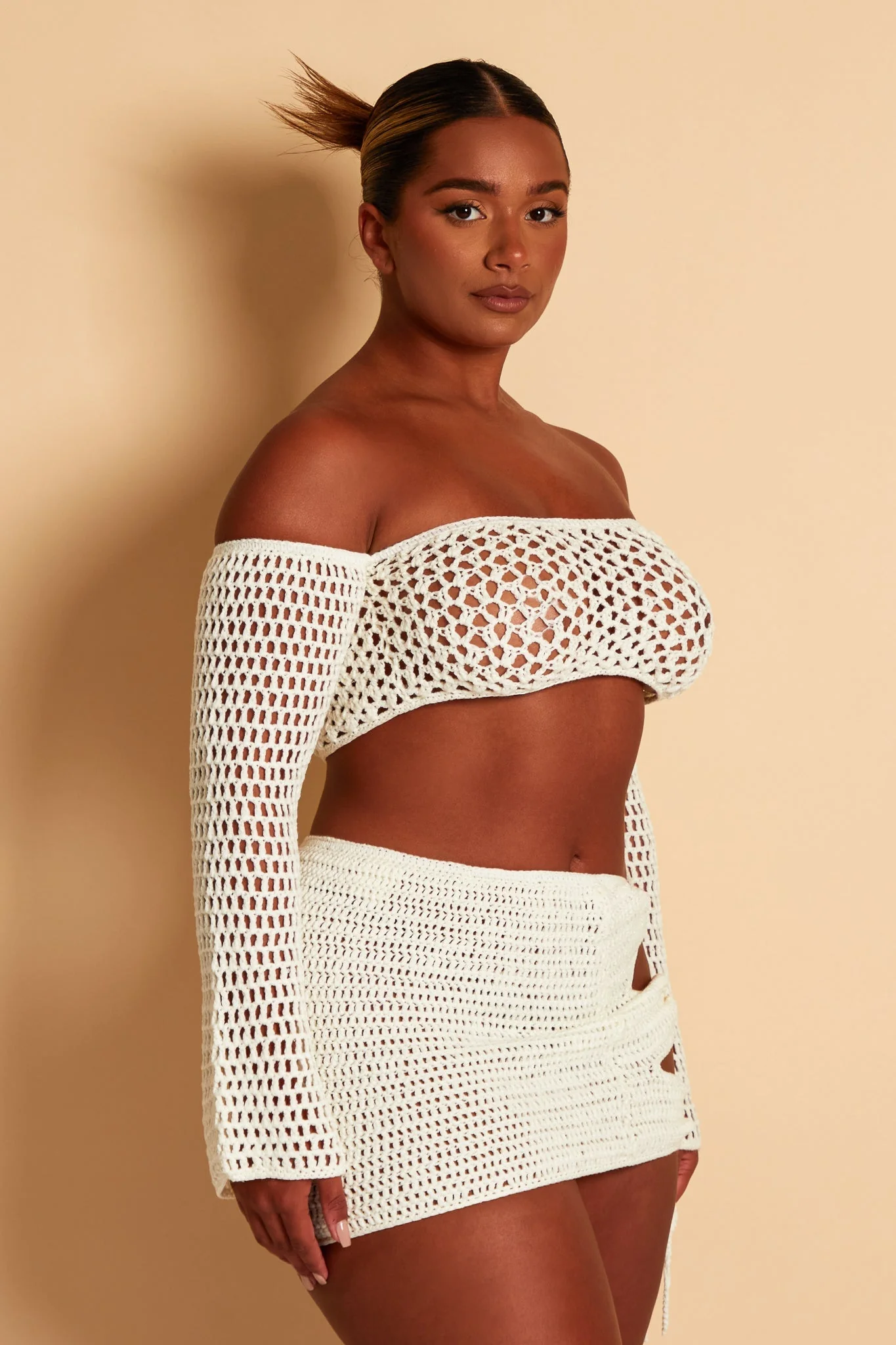 The Crochet Set in Cream - Image 10