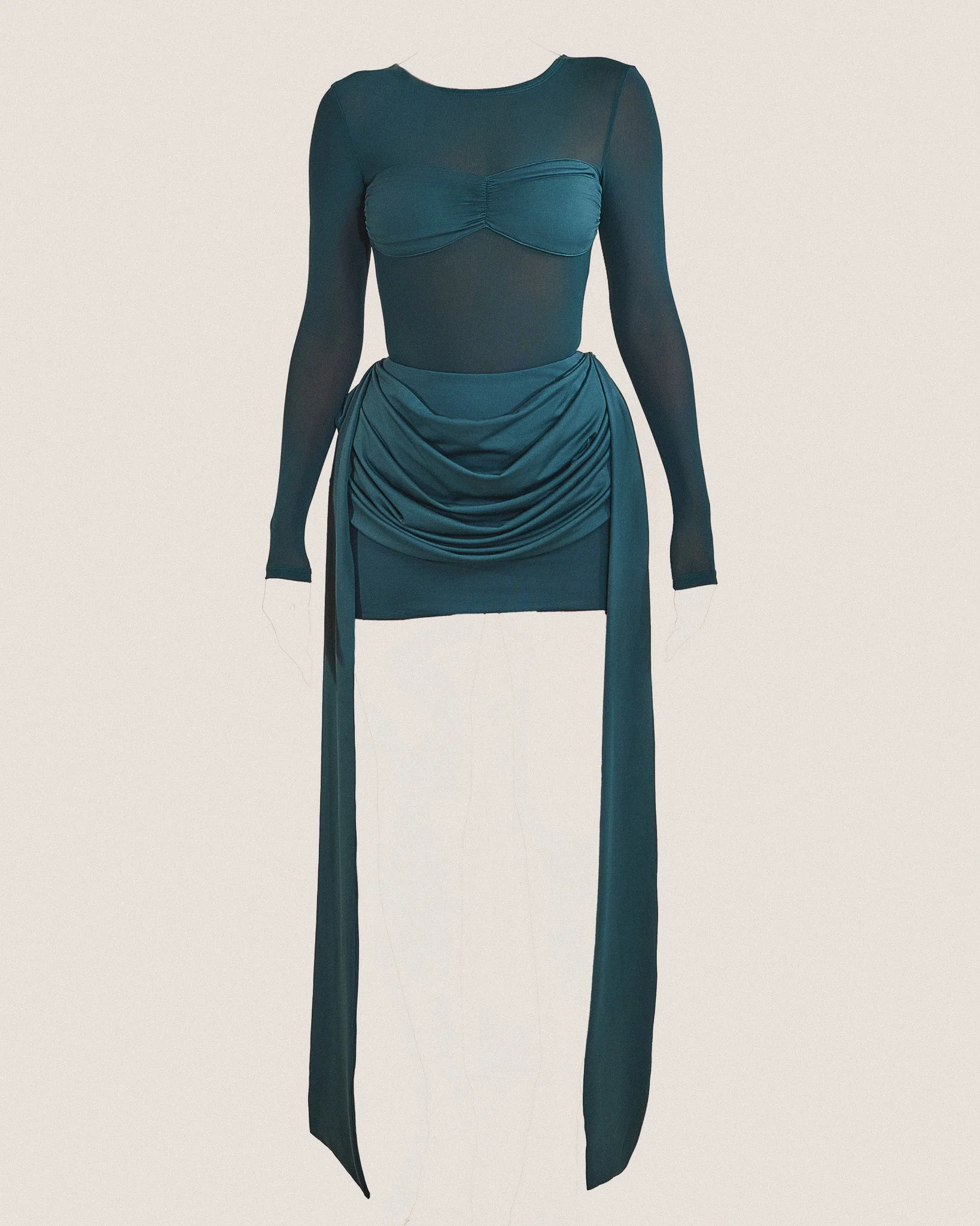 The Yara Skirt in Teal - Image 10