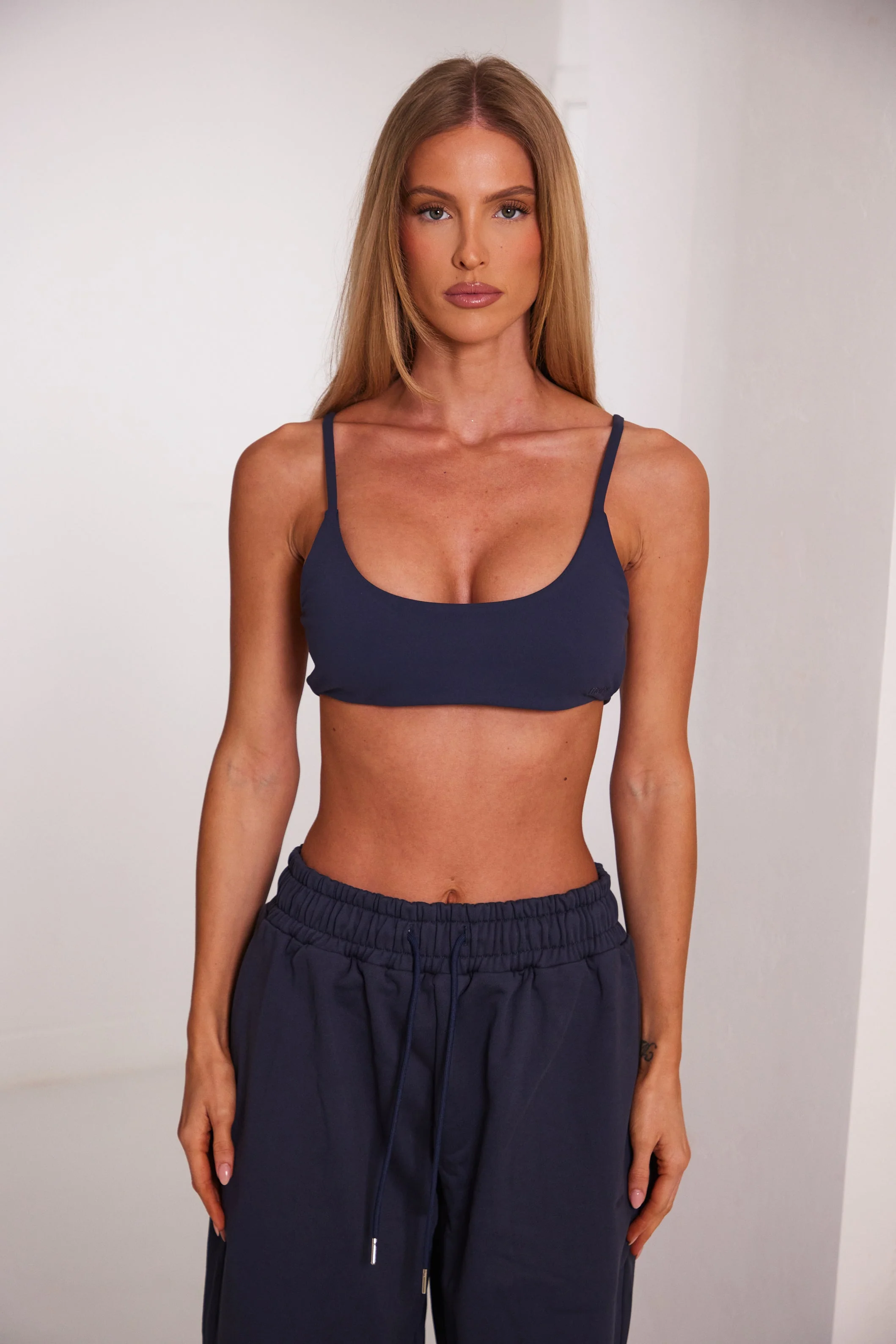 The Double Strap Sculpt Bralet in Navy - Image 5