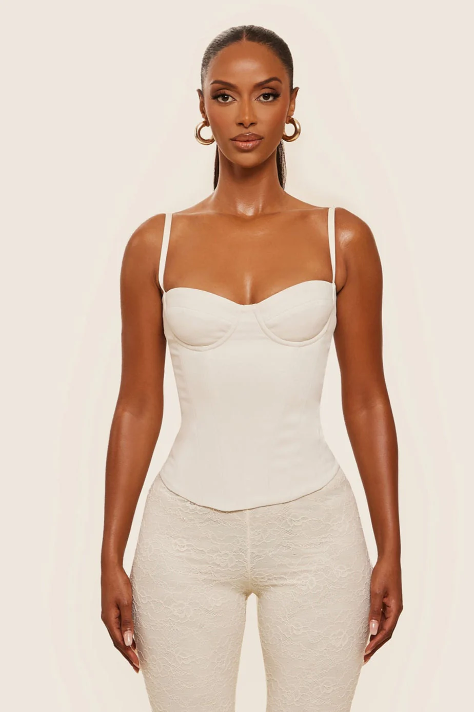 The Everly Corset in Off White - Image 4