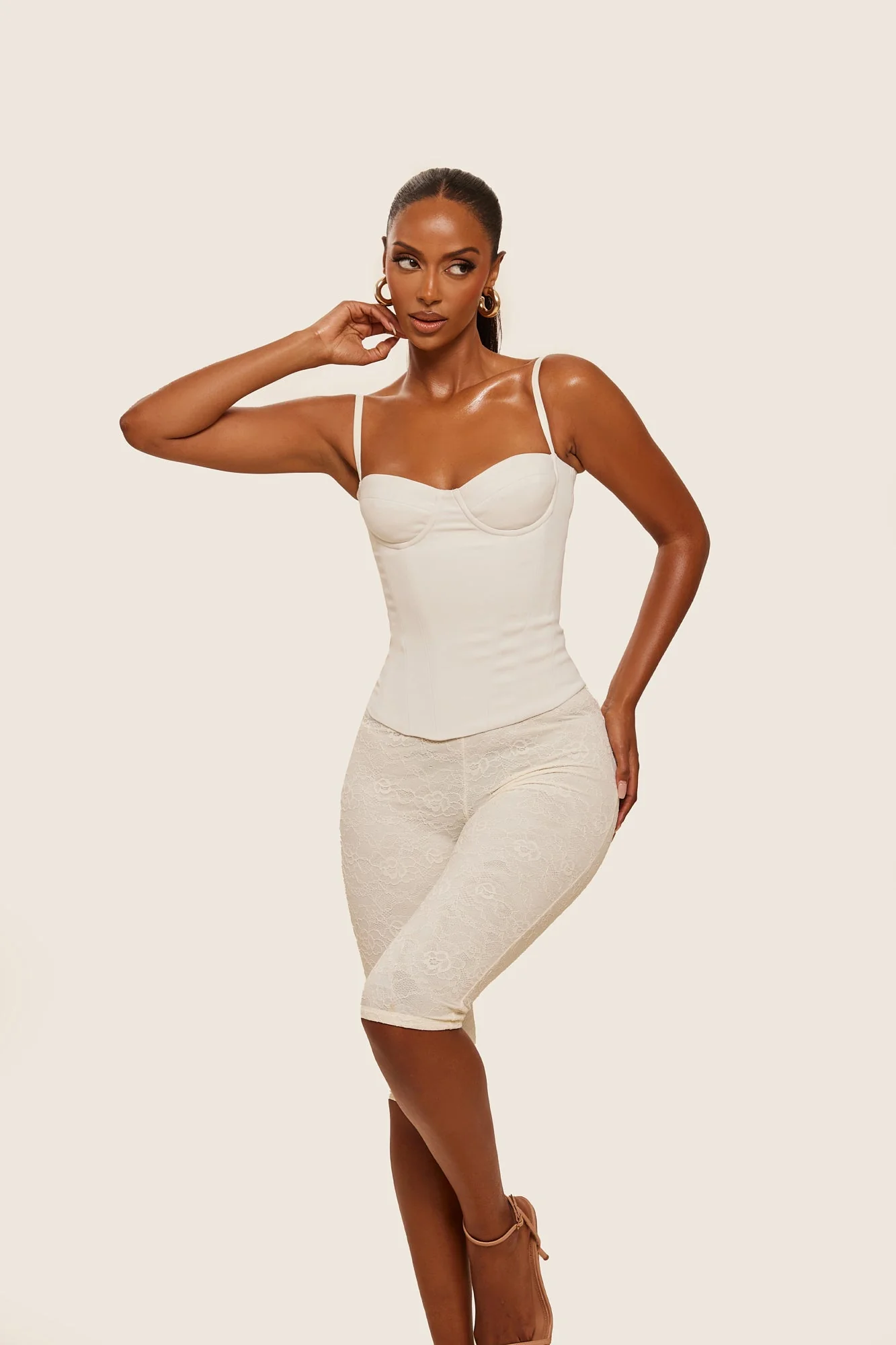 The Everly Corset in Off White - Image 6