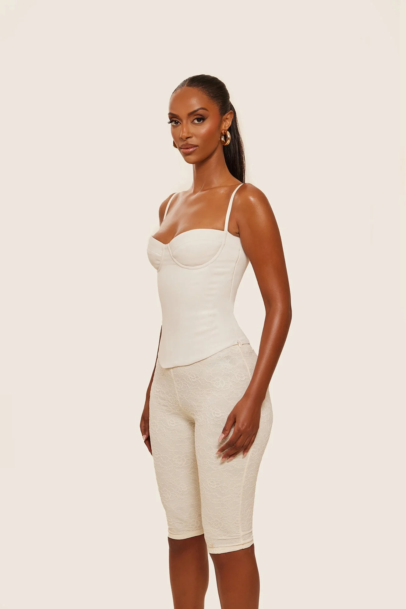 The Everly Corset in Off White - Image 9