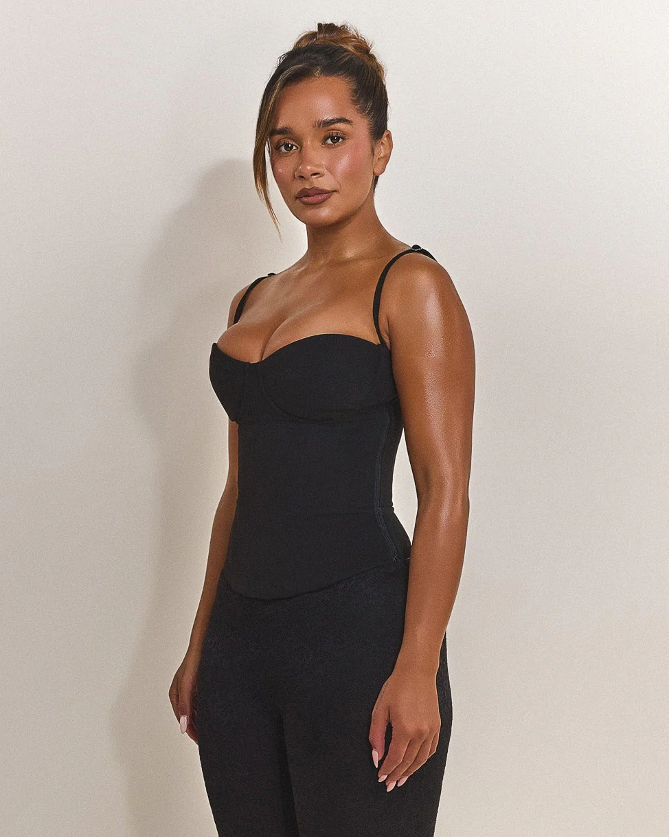 The Everly Corset in Black - Image 10
