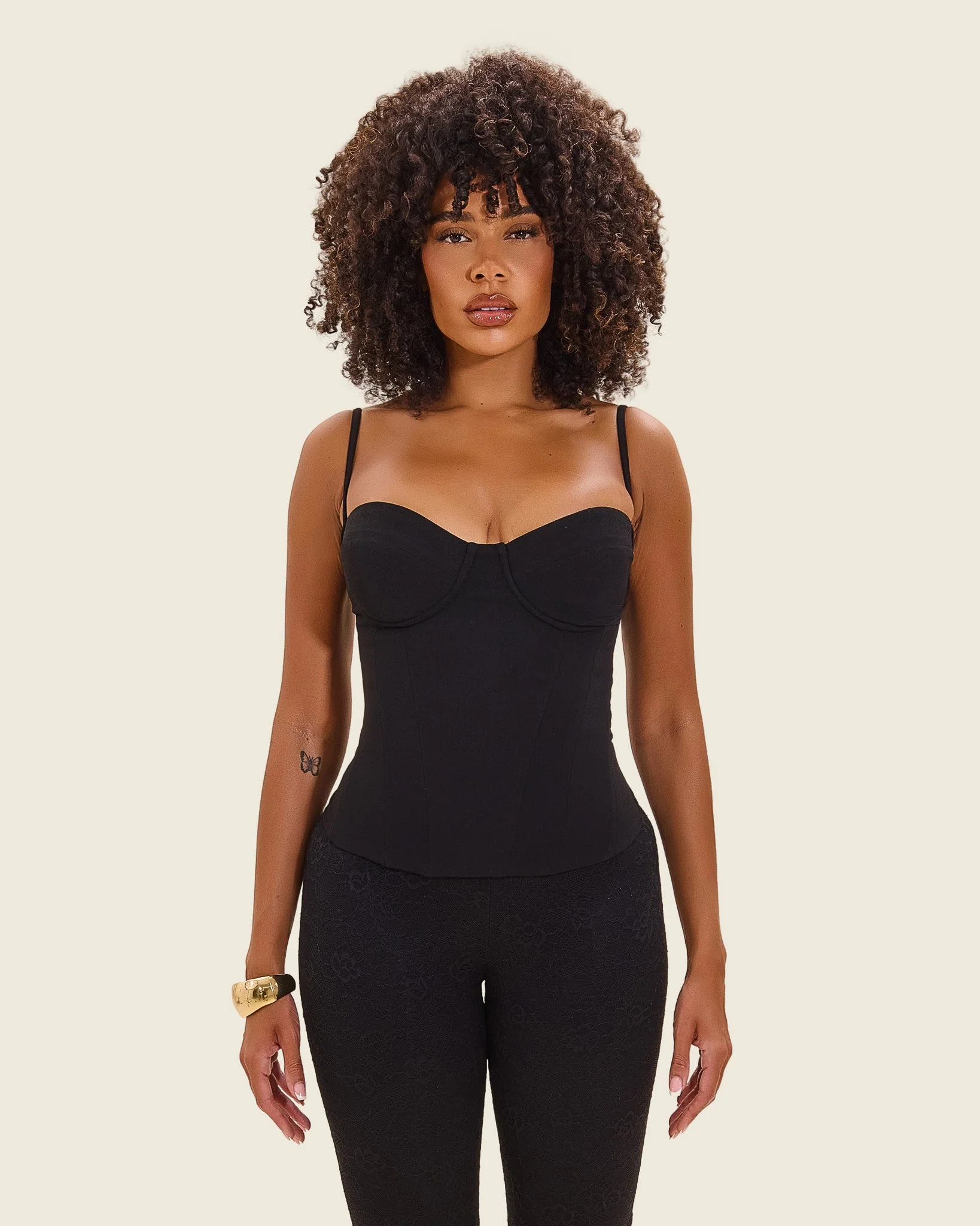 The Everly Corset in Black - Image 12