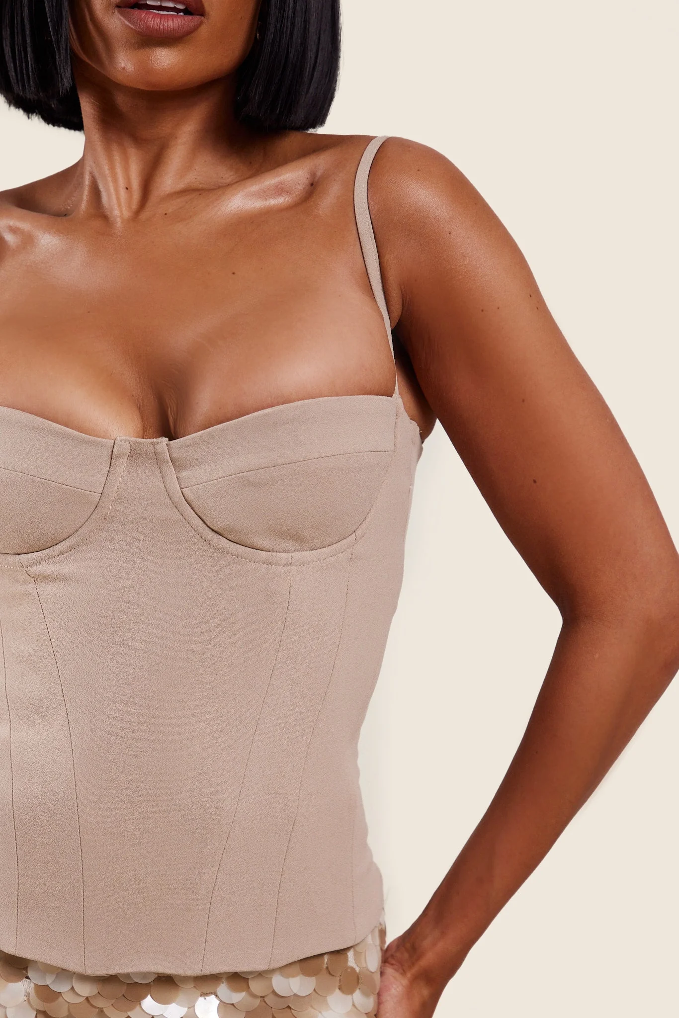 The Everly Corset in Stone - Image 10