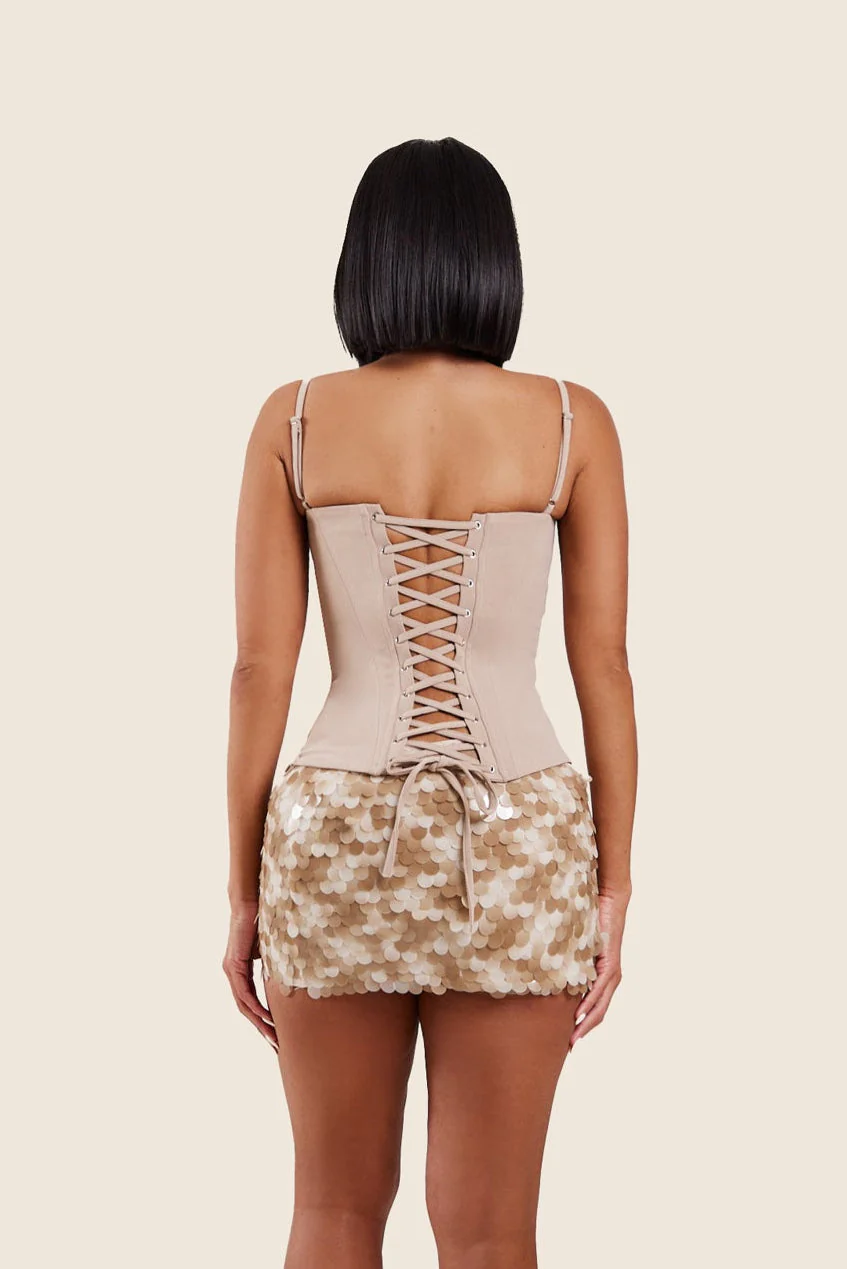 The Everly Corset in Stone - Image 11