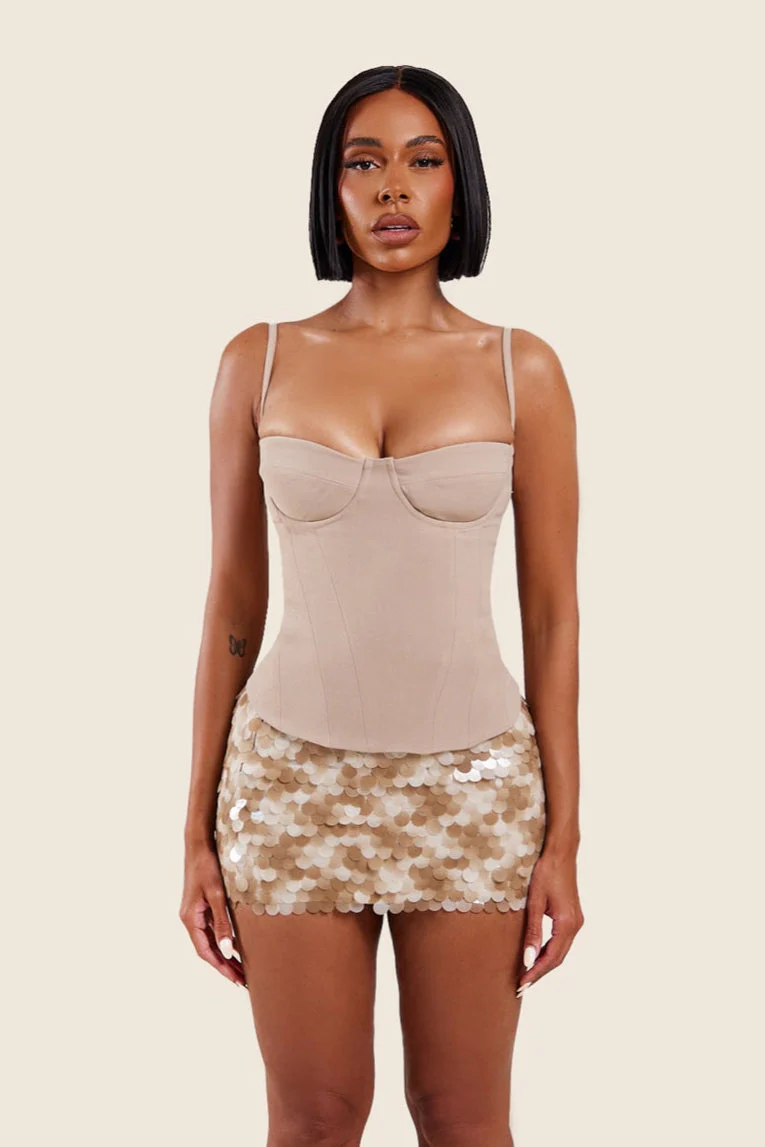 The Everly Corset in Stone - Image 7