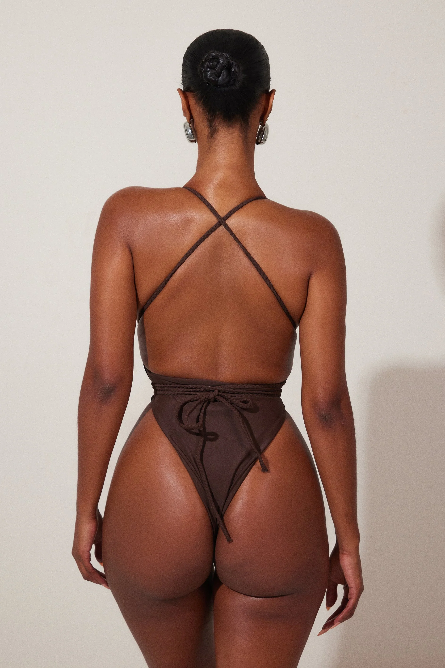 The Fishtail Swim in Brown - Image 15