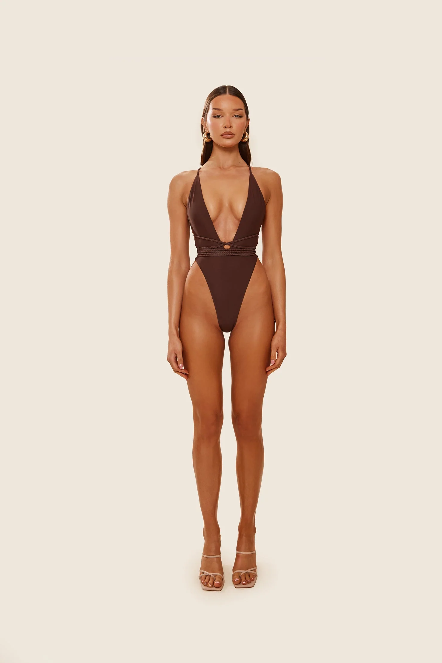 The Fishtail Swim in Brown - Image 7