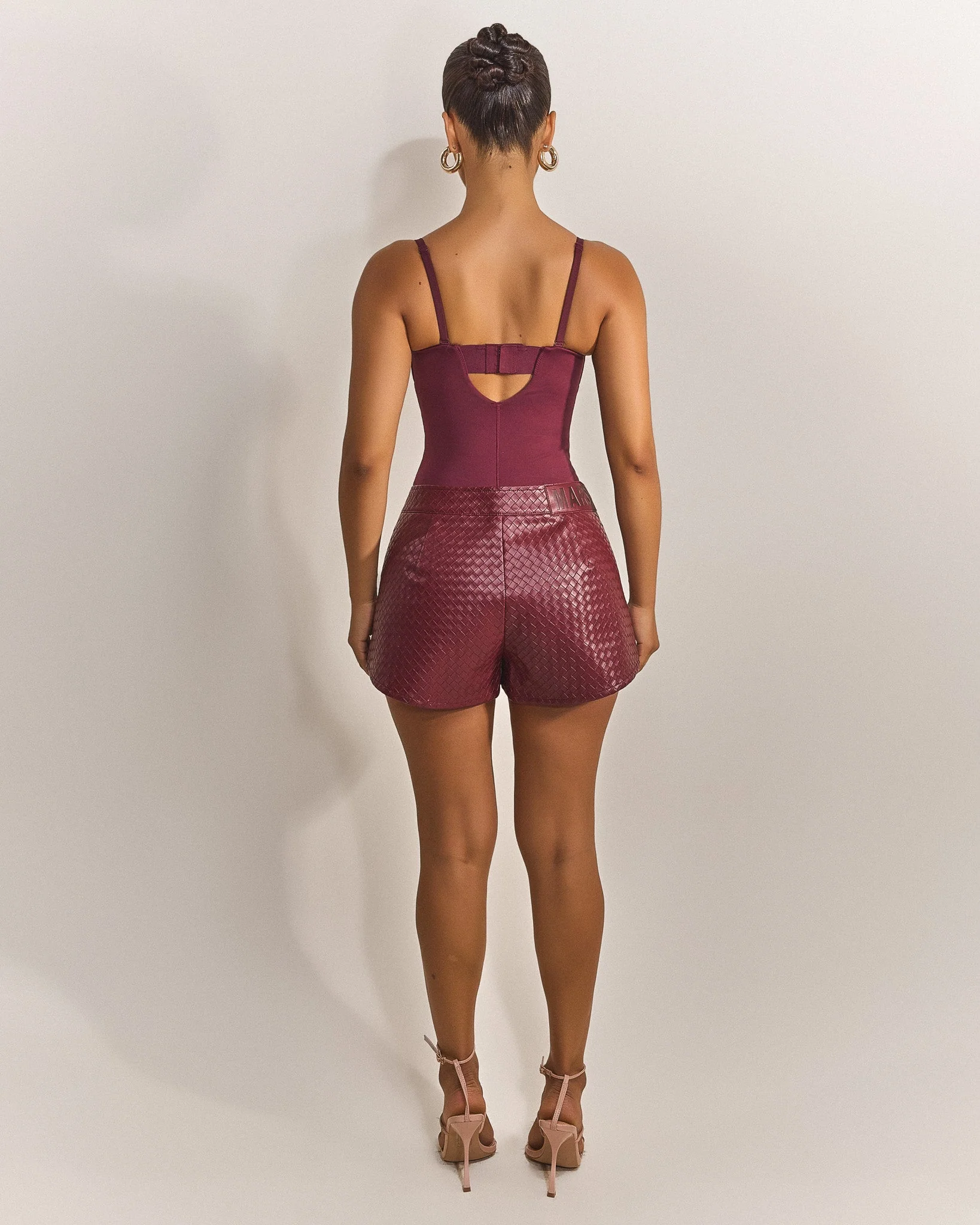 The Faye Shorts in Red - Image 6