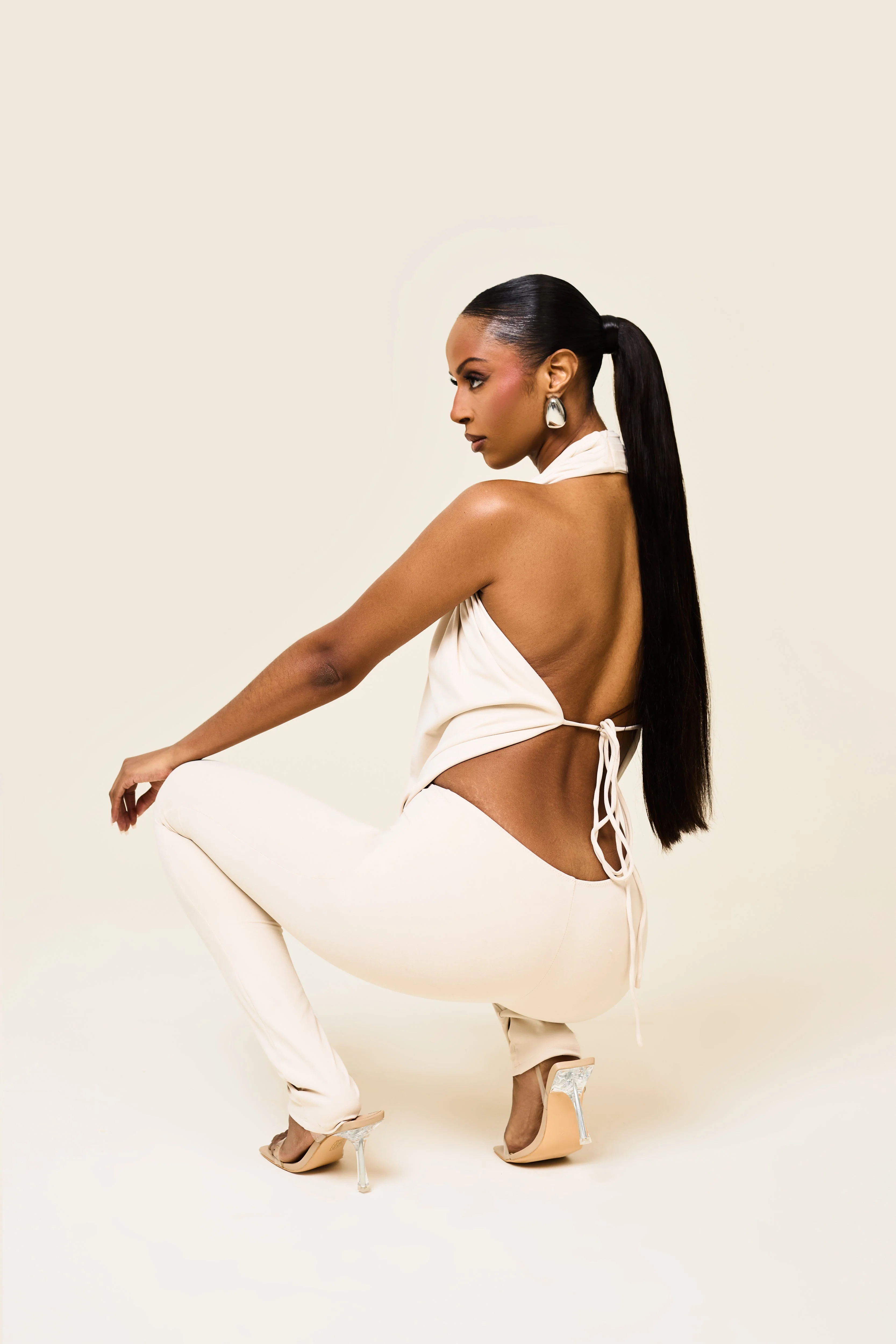 Leia Trousers in Stone - Image 6