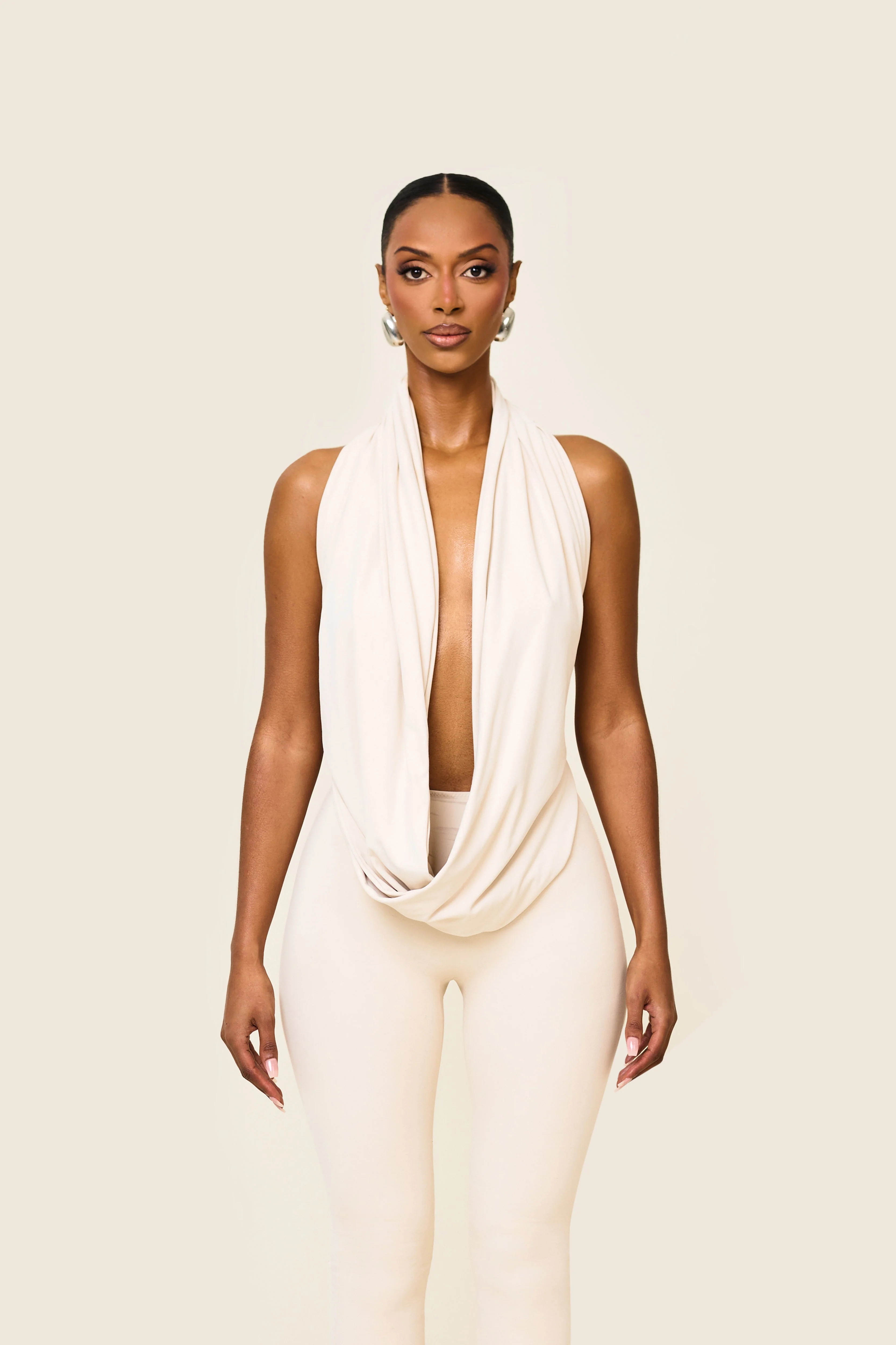 Leia Trousers in Stone - Image 9