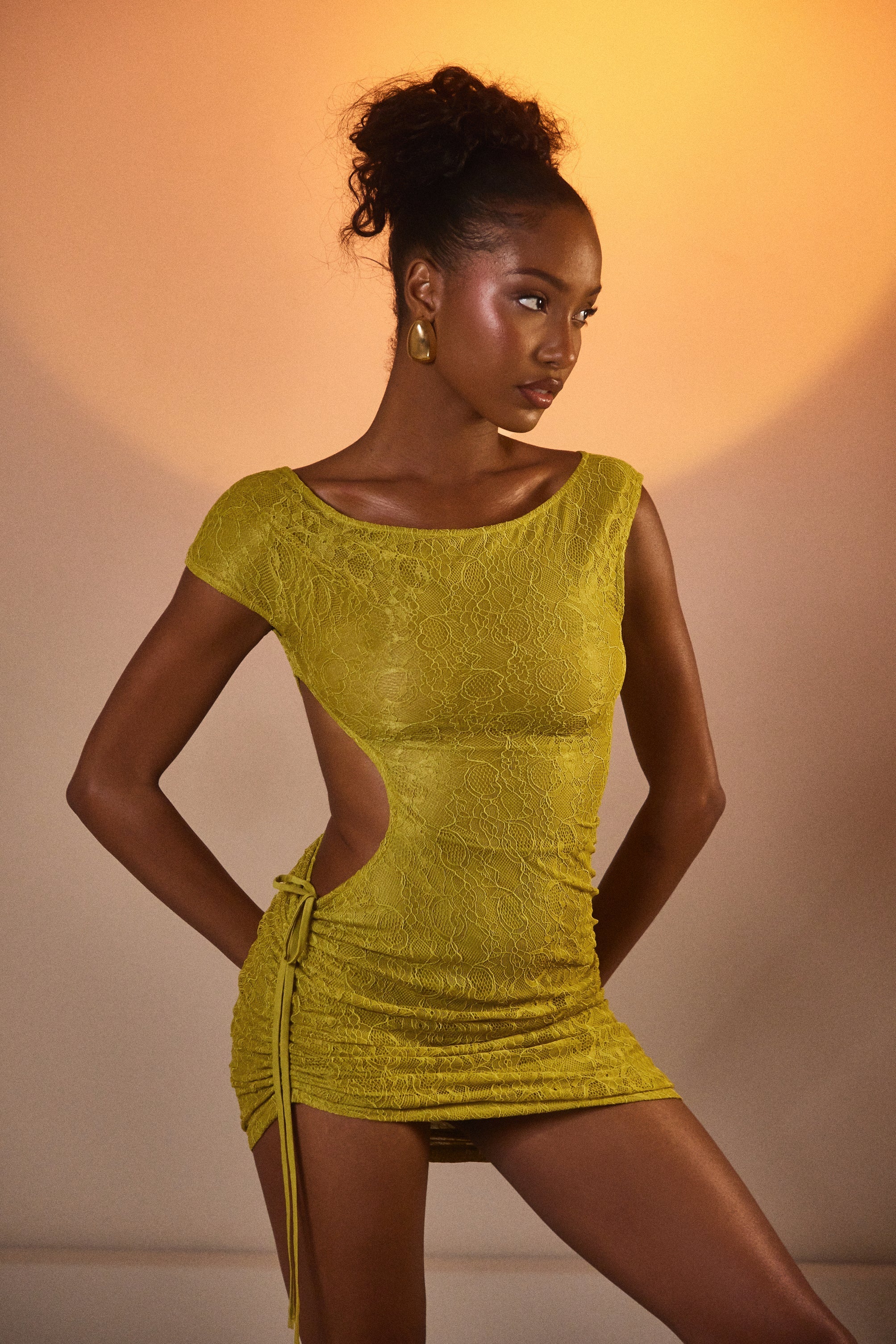 The Arlet Dress in Green - Image 3