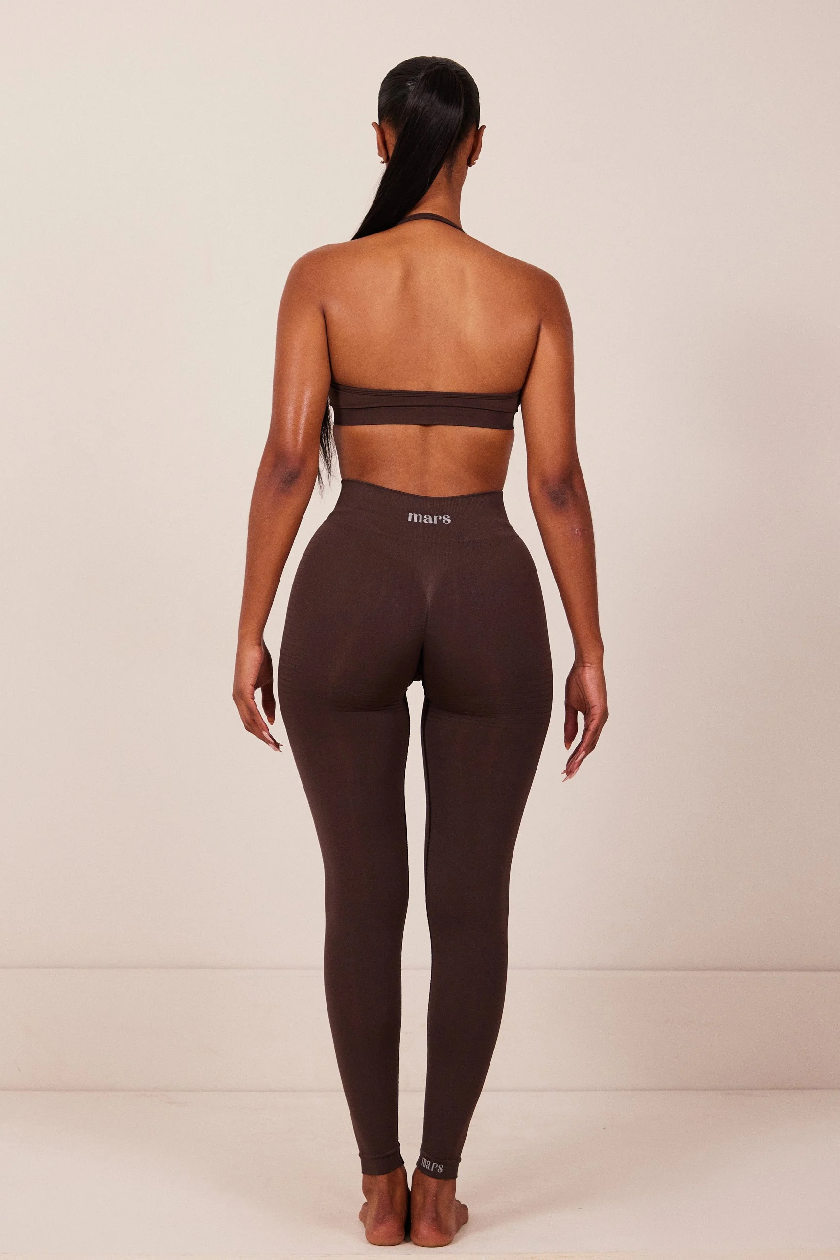 The Mars Seamless Bra in Brown - Image 4