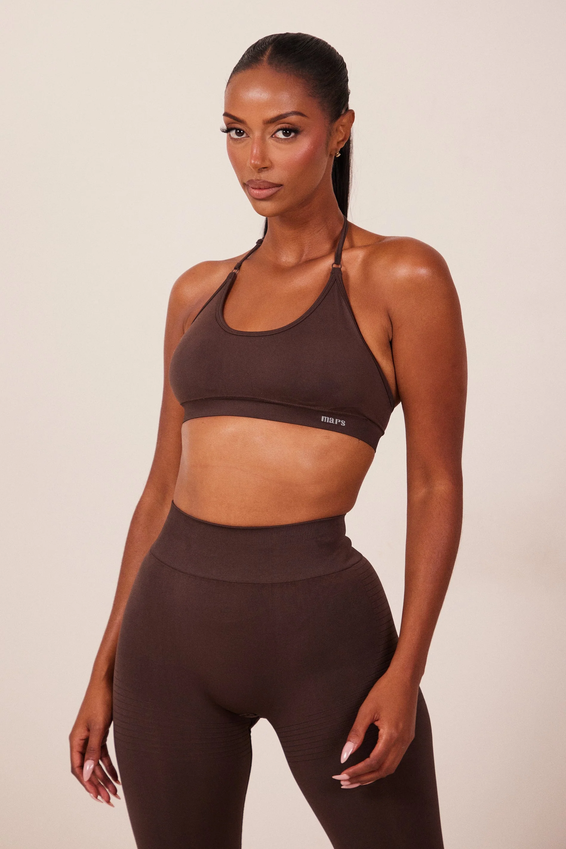 The Mars Seamless Bra in Brown - Image 6