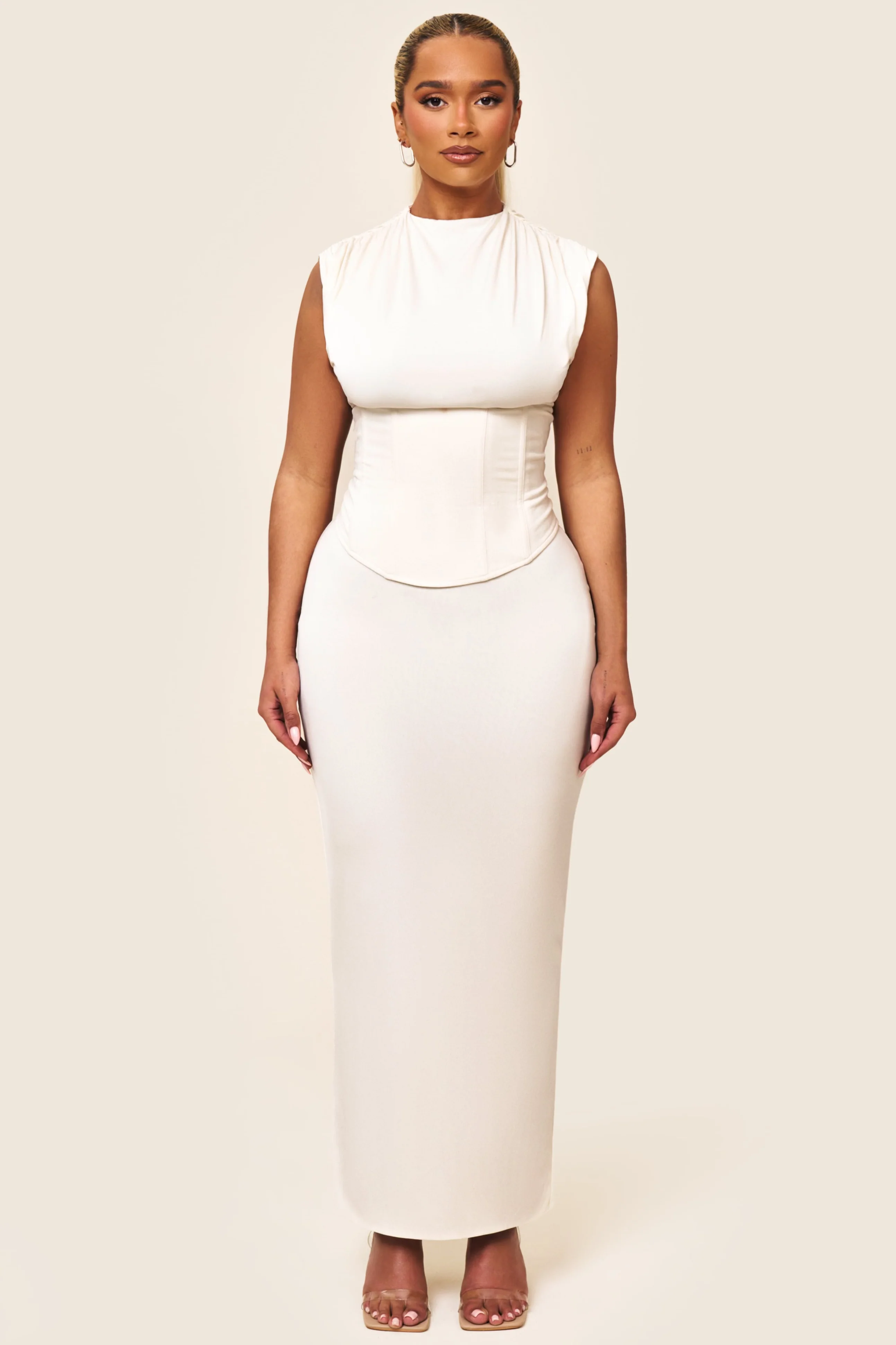 The Sandra Maxi in Cream - Image 6