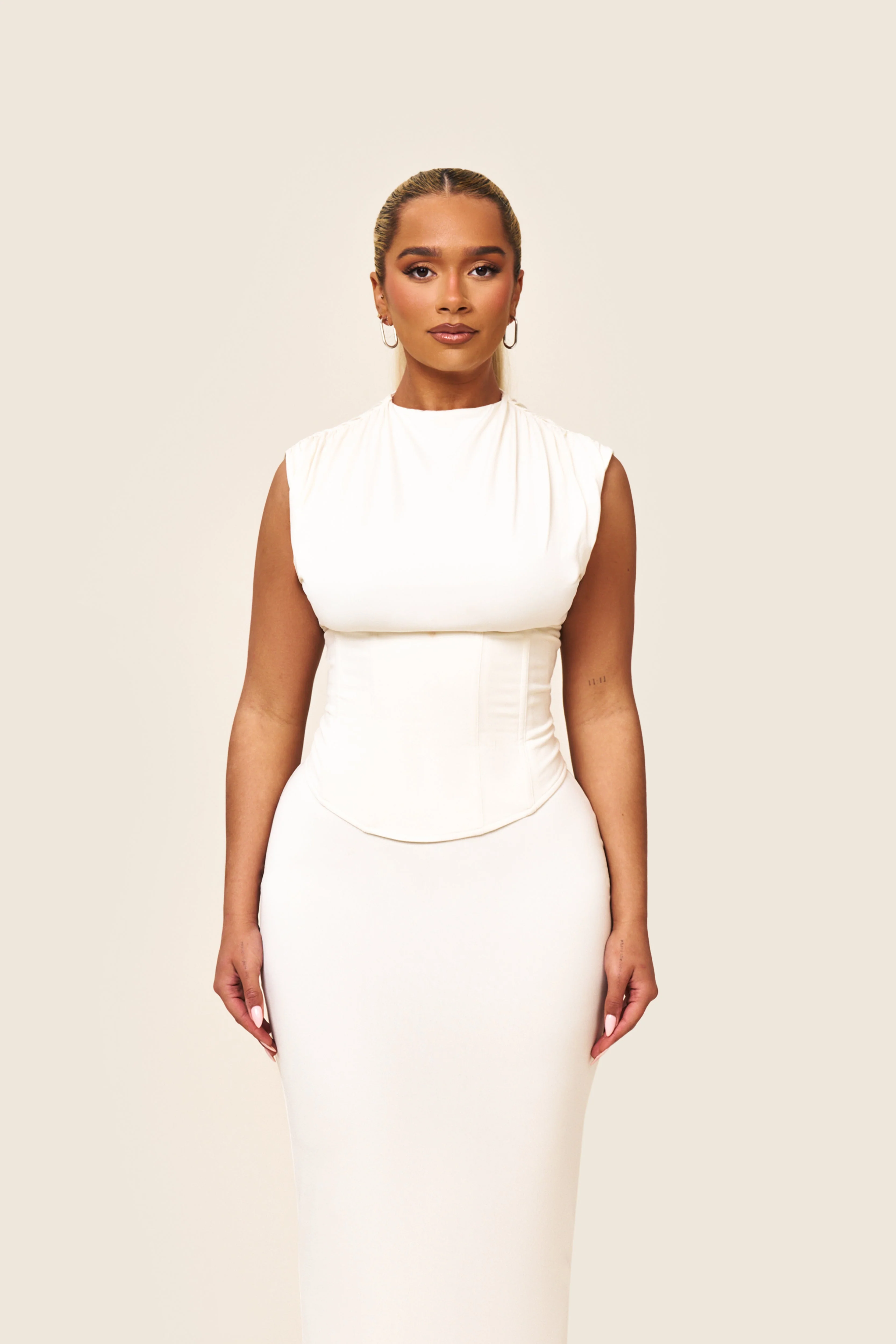 The Sandra Maxi in Cream - Image 7