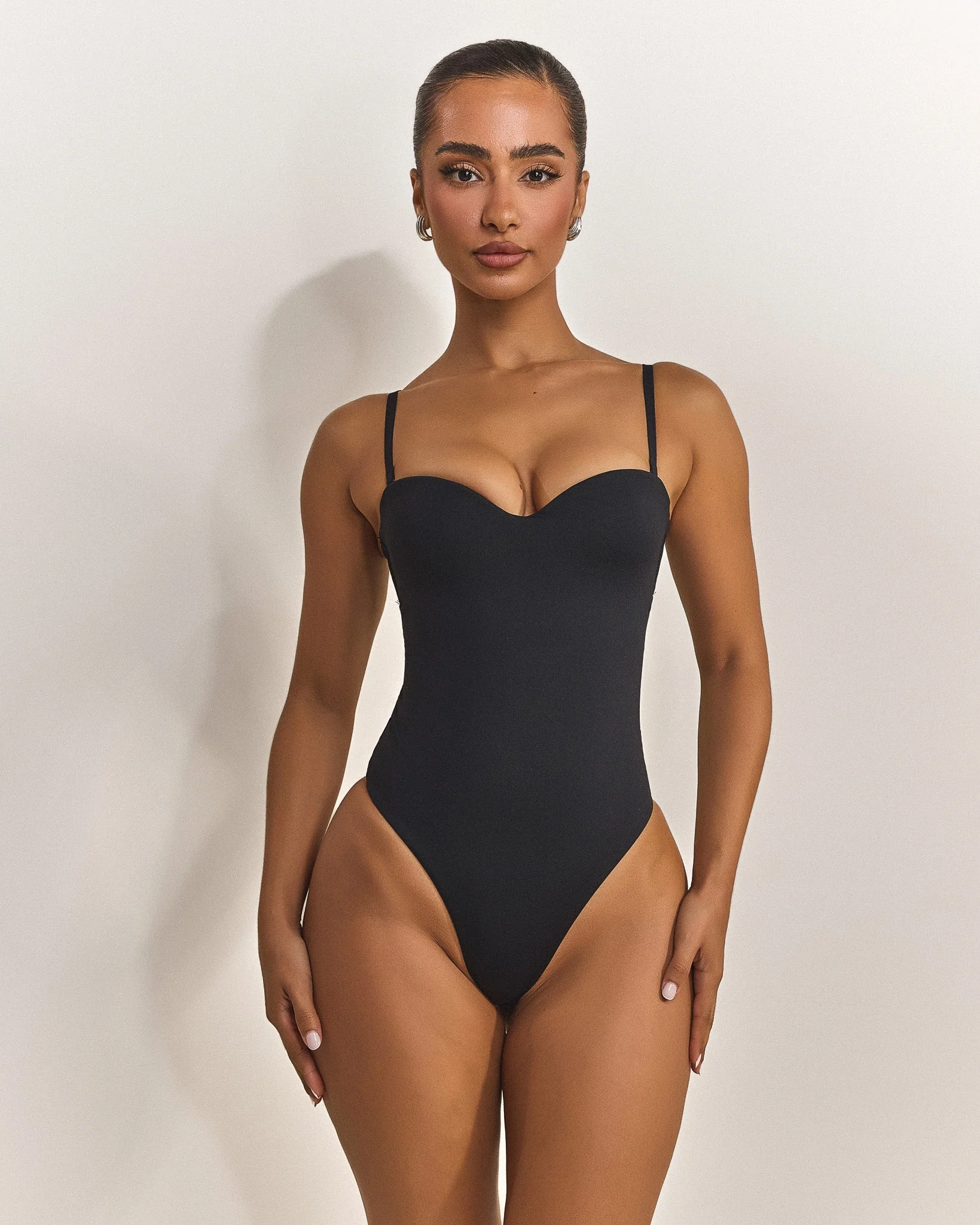 The Sculpt Bodysuit in Black - Image 3