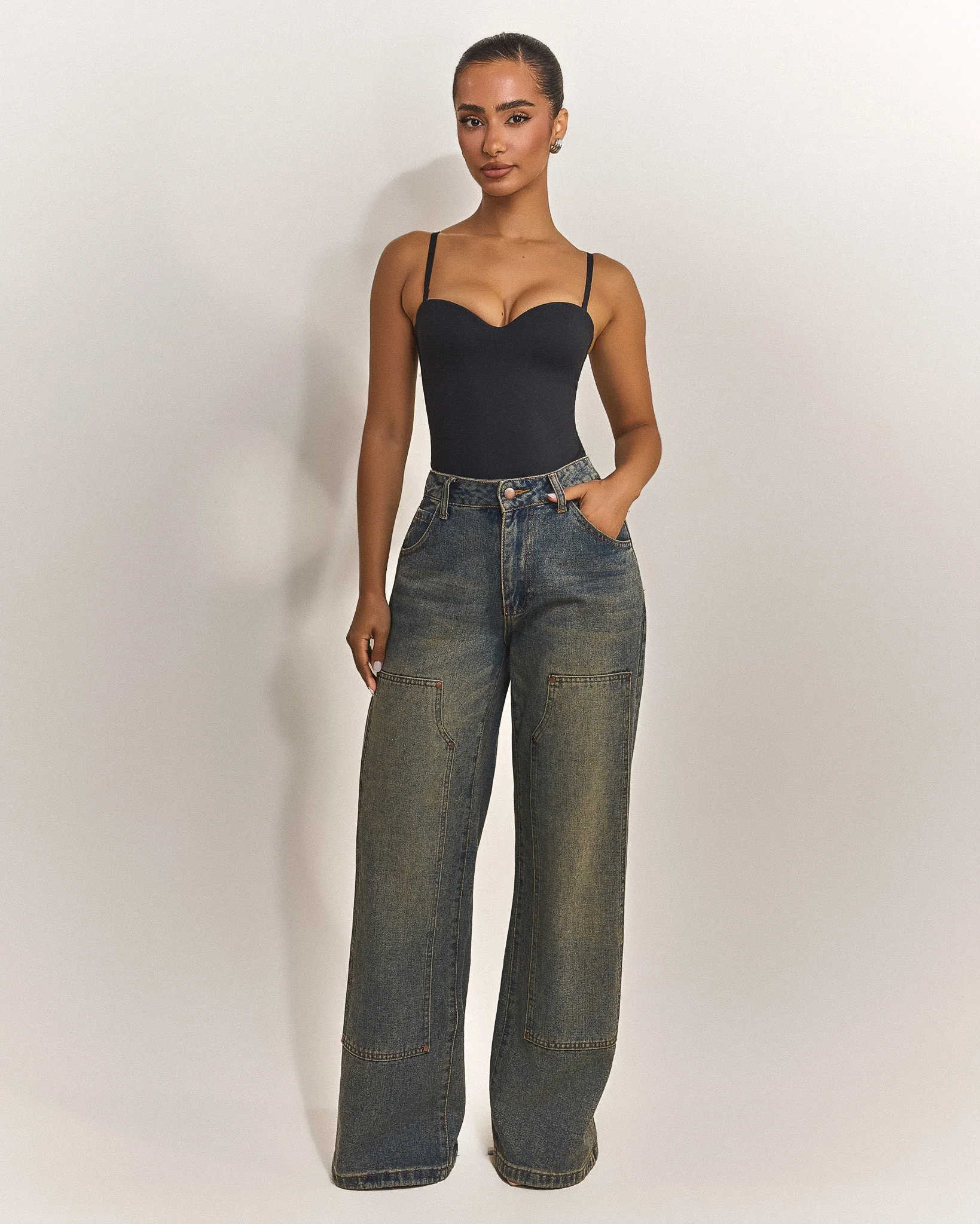 The Sculpt Bodysuit in Black - Image 5