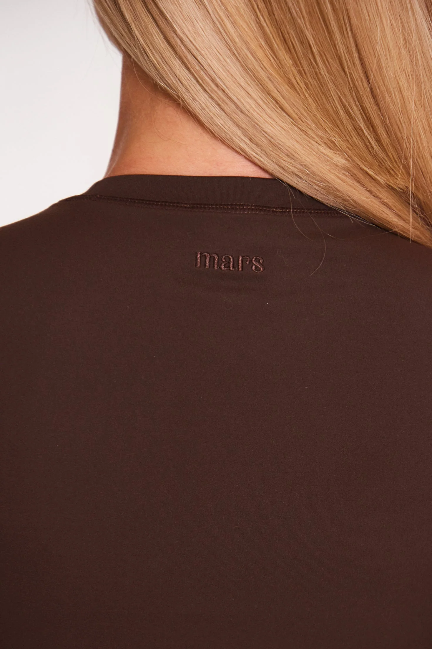 The Sculpt Long Sleeve Tee in Brown - Image 3