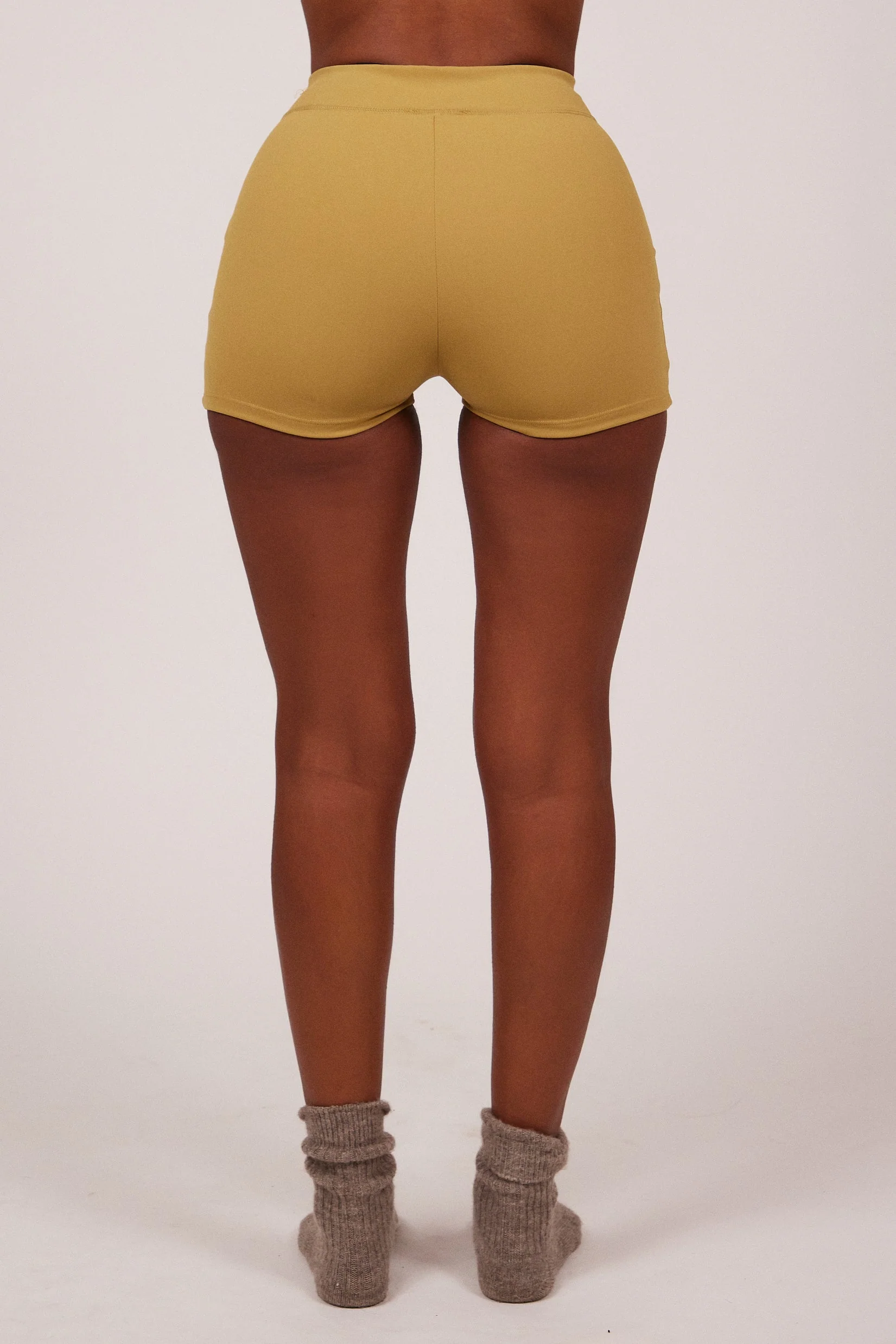The Sculpt Shorts in Khaki - Image 4