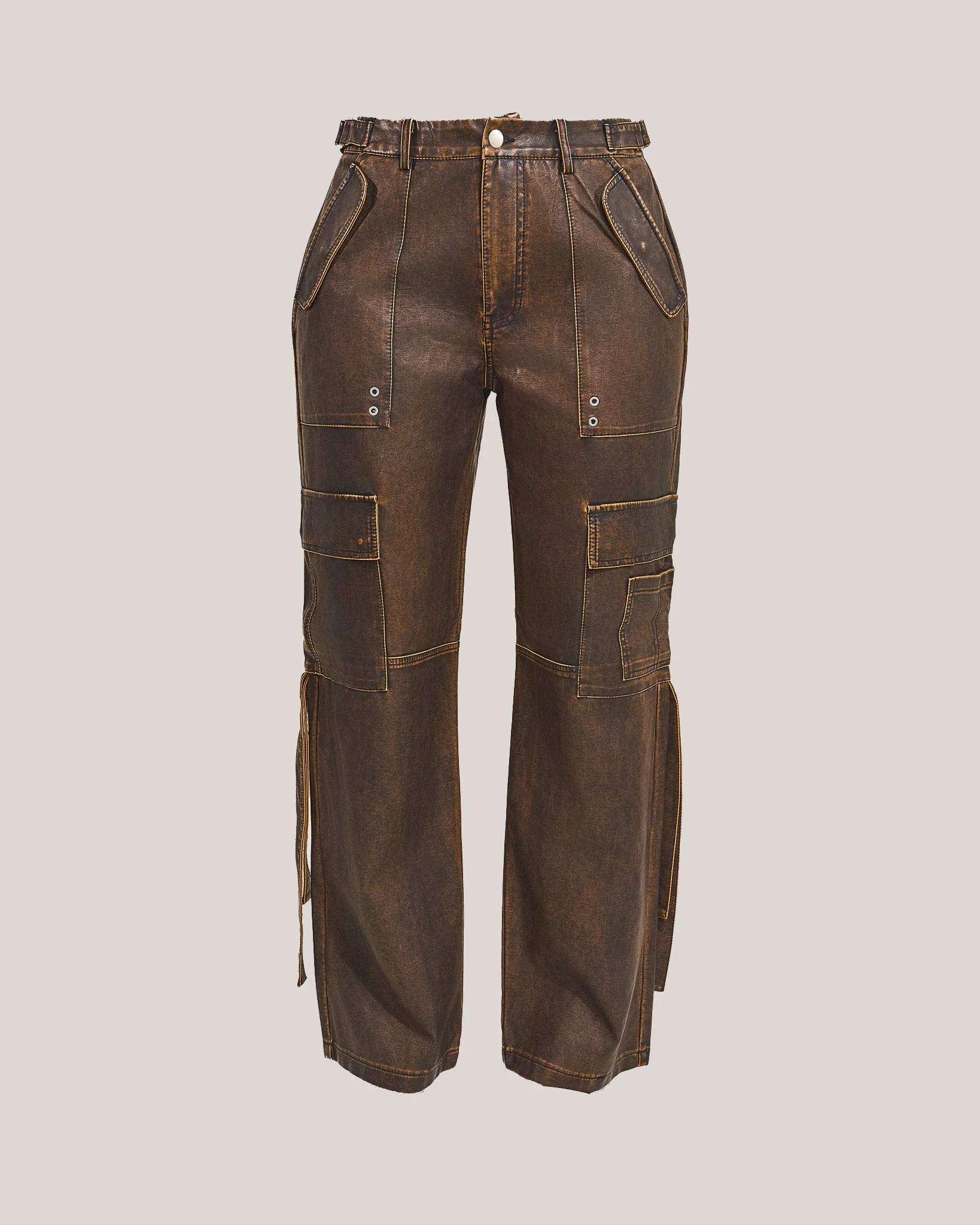 The Zeda Cargos in Brown Wash - Image 5