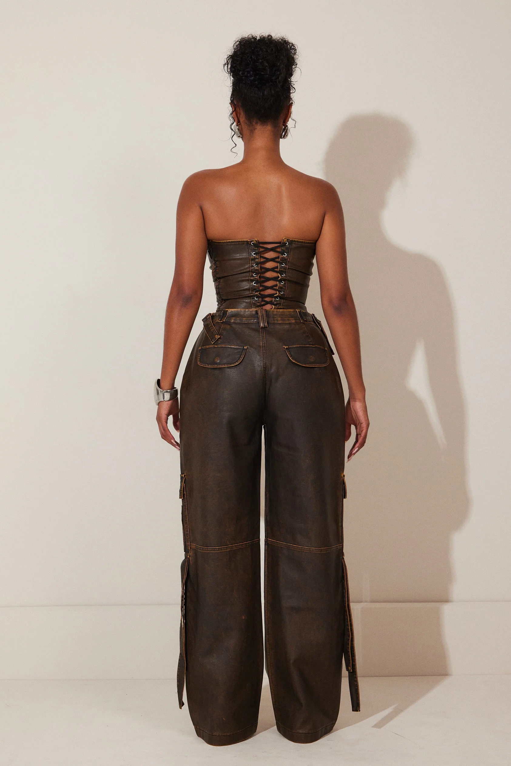 The Zeda Cargos in Brown Wash - Image 8